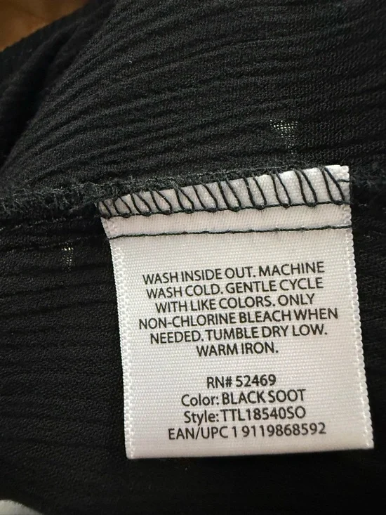 Time and Tru Black Cold-Shoulder Embellished Mini Dress - Picture 7 of 8